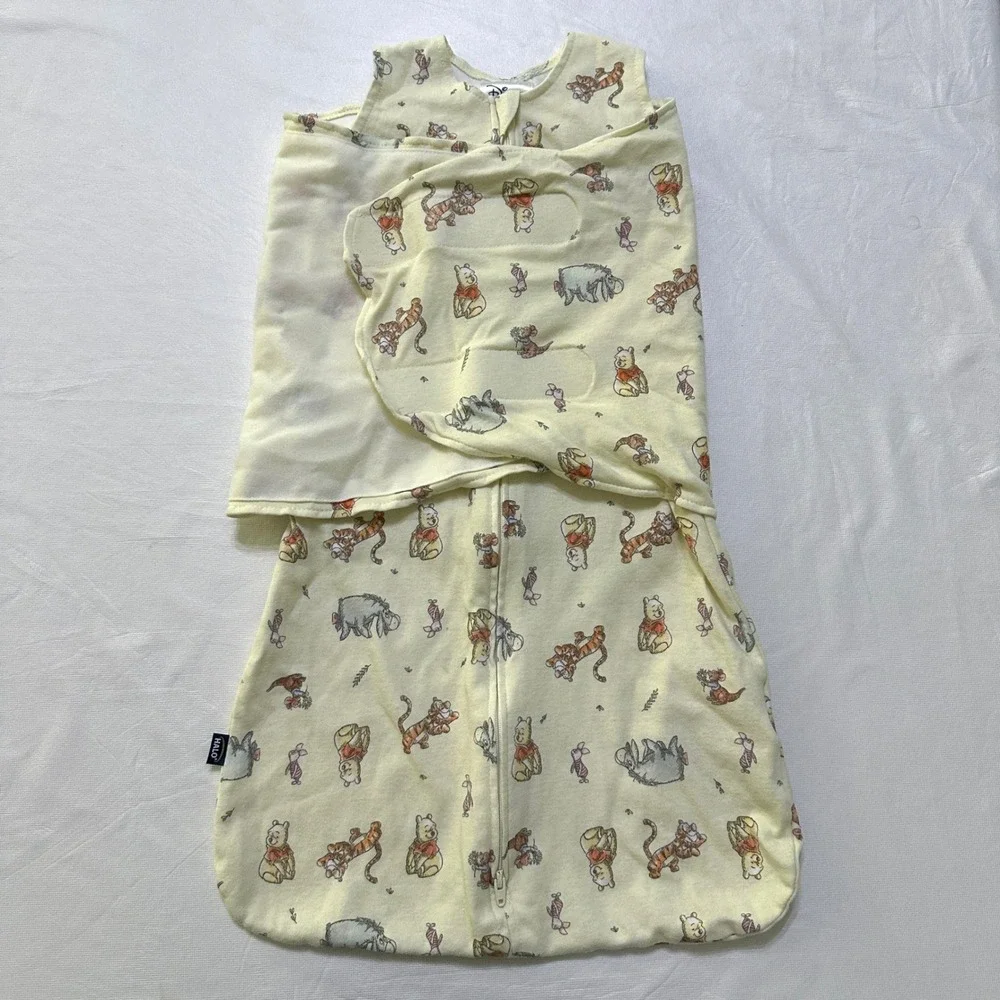 Halo Disney Sleep Sack Swaddle WINNIE THE POOH & FRIENDS Micro Fleece 3-6 Months